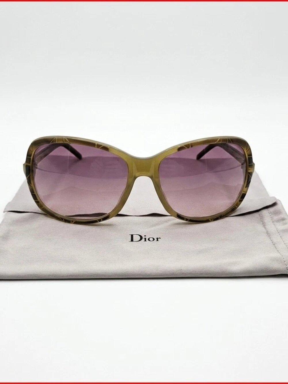 Christian Dior Diorita 2 Sunglasses Womens Tortoise Shell Frame Gradient Lens